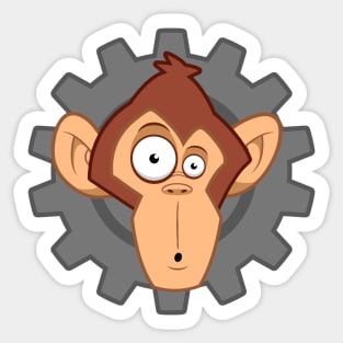 Monkey Machine Logo (Head) Sticker